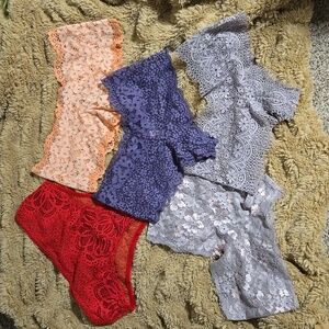 NWOT Victoria's Secret panty bundle S